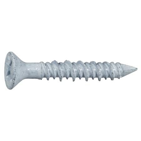 3/16-24 X 1-1/4 In Phillips Flat Machine Screw, Zinc Plated Steel, 100 PK